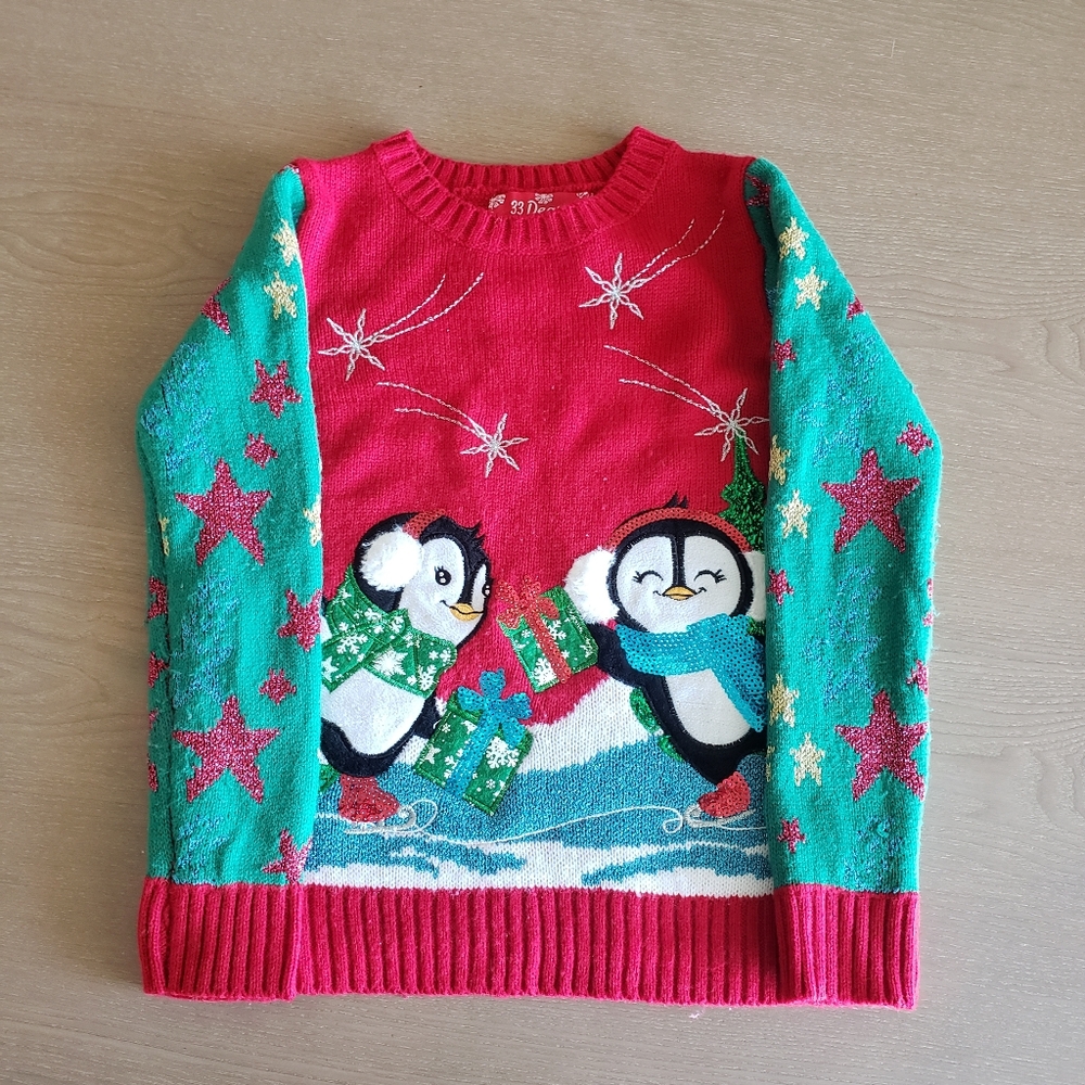 Girls Festive Holiday Sweater Collection - Picture 6 of 7